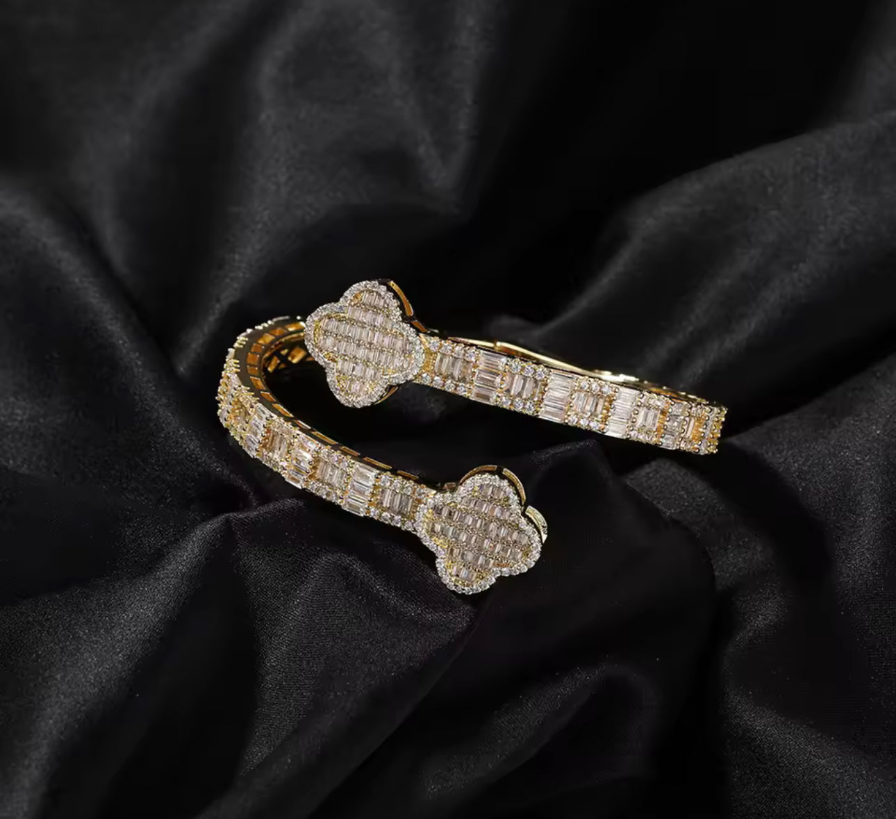 Shamrock  Cuff Bangle
