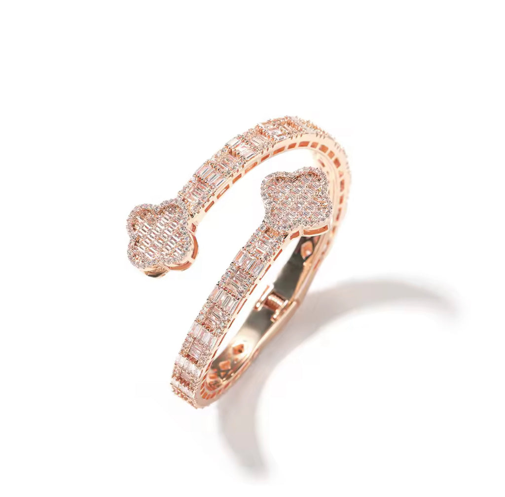 Shamrock  Cuff Bangle