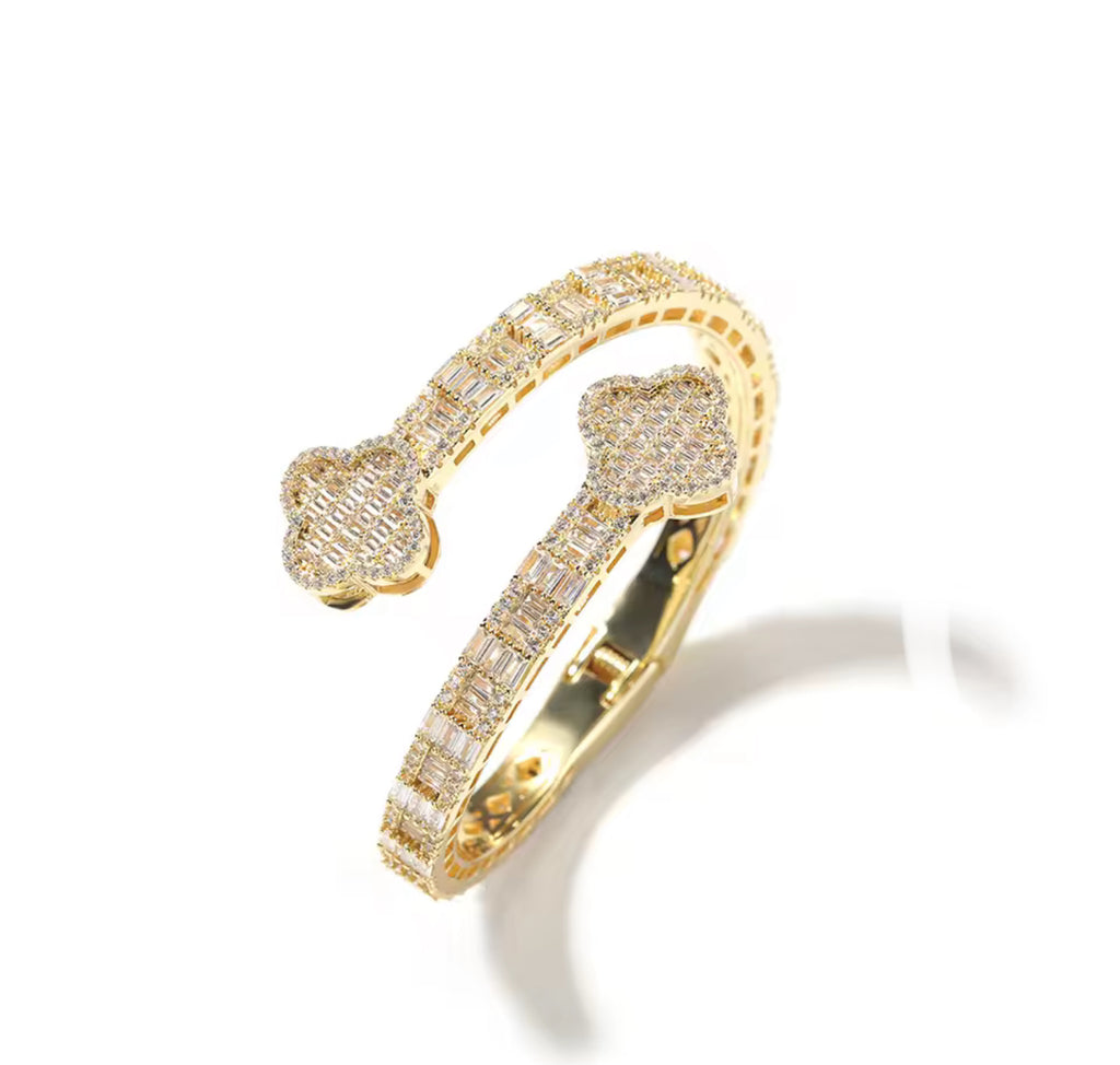 Shamrock  Cuff Bangle