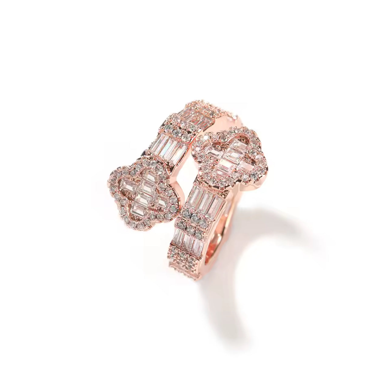 Shamrock  Cuff Ring