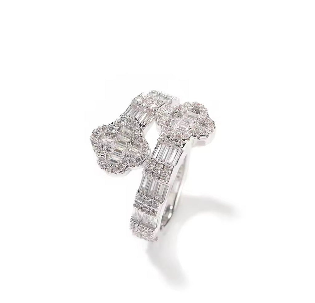 Shamrock  Cuff Ring