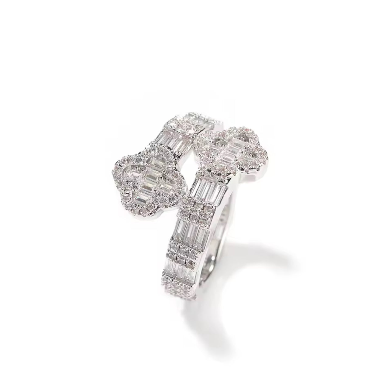 Shamrock  Cuff Ring