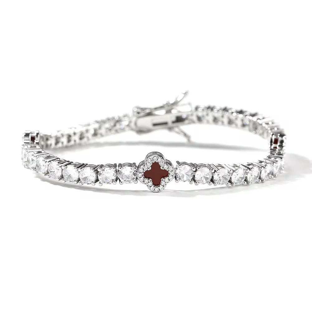 Shamrock  Tennis  Bracelet