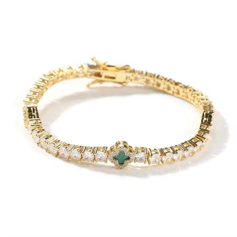 Shamrock  Tennis  Bracelet