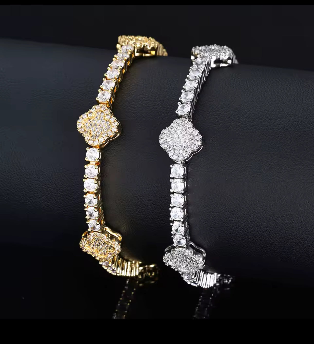 Shamrock  Tennis  Bracelet