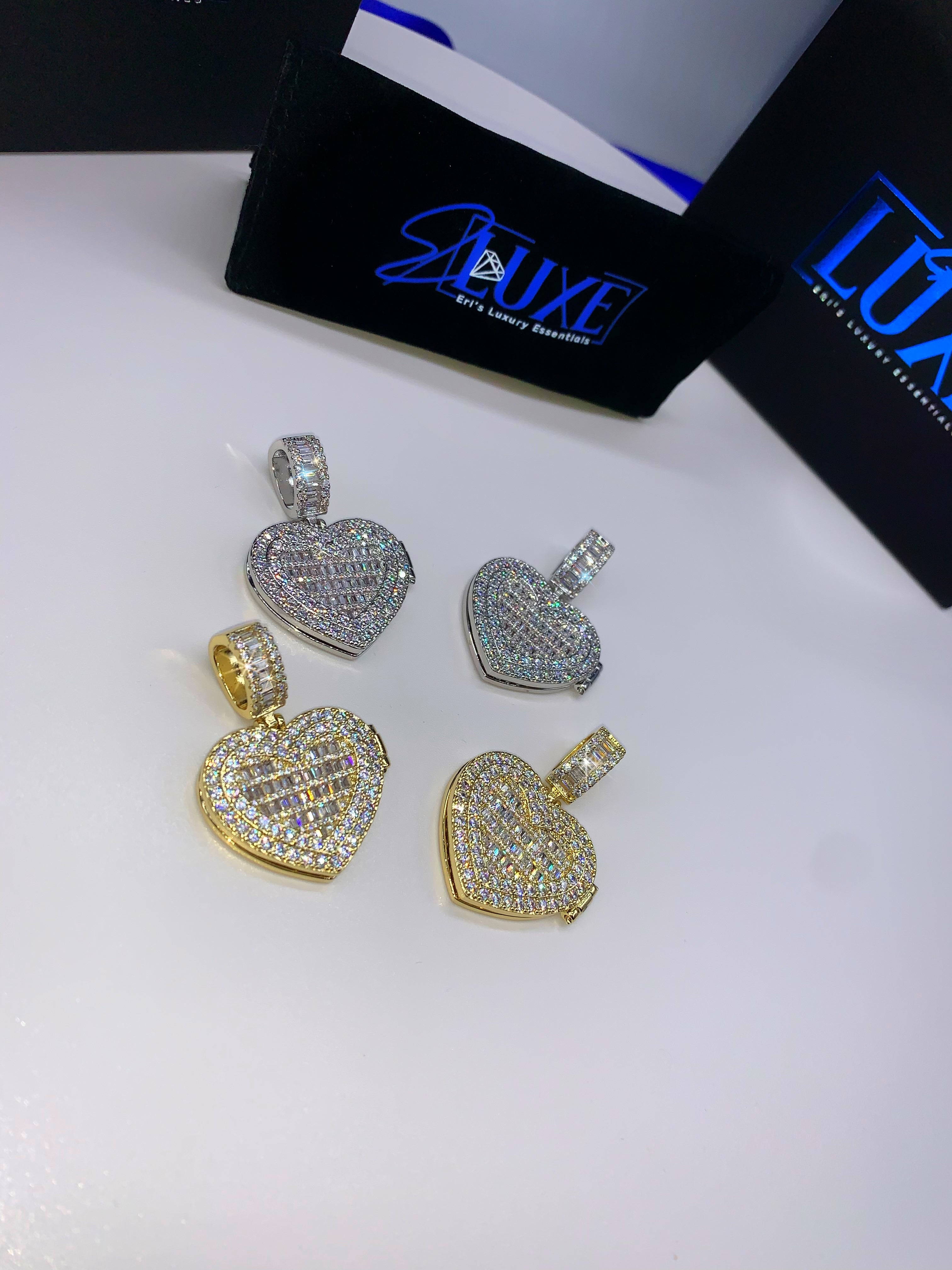 Heart on Ice Locket