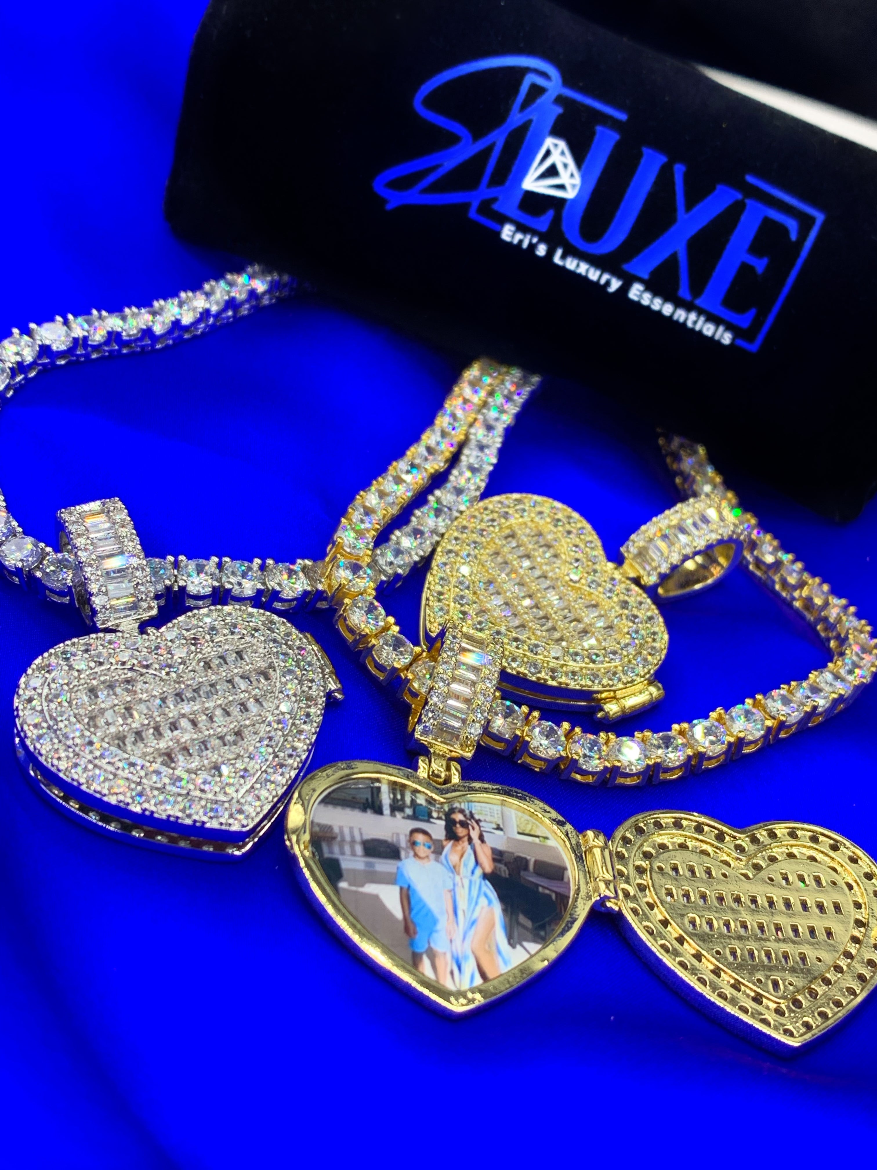 Heart on Ice Locket