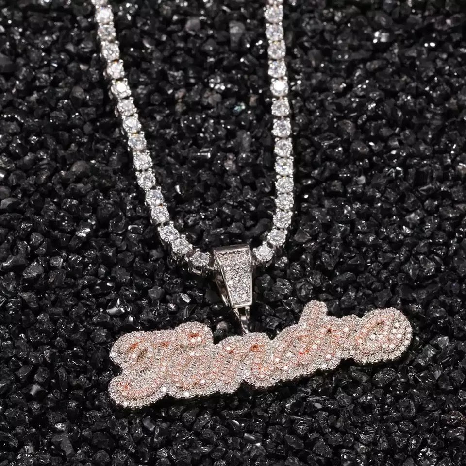 Plush Cursive Pendant