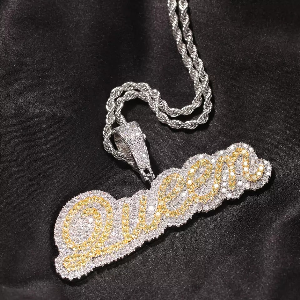 Plush Mini Cursive Pendant