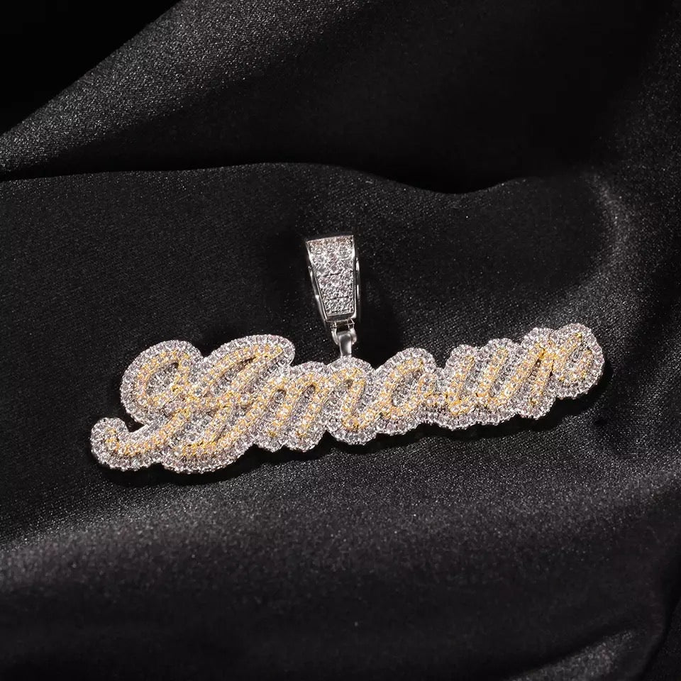 Plush Mini Cursive Pendant
