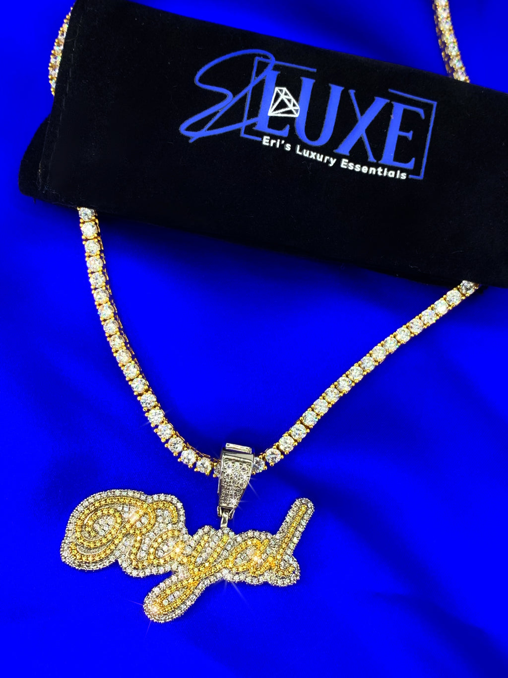 Plush Cursive Pendant