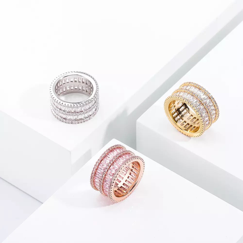 Double Royal  Baguette Ring