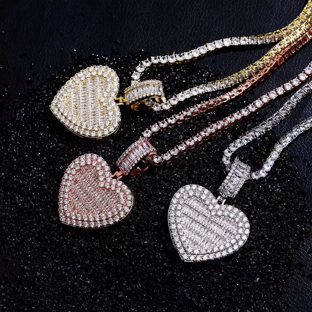 Heart on Ice Locket