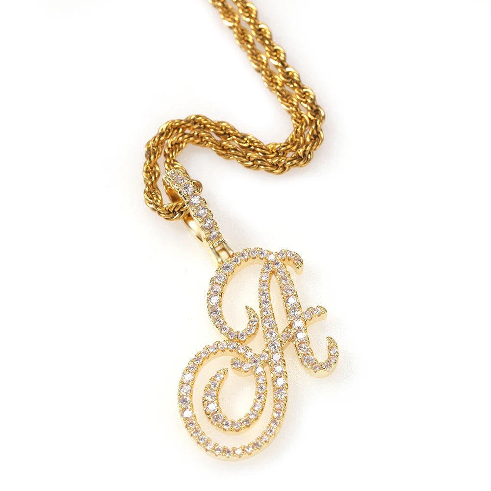 Cursive Leter pendant