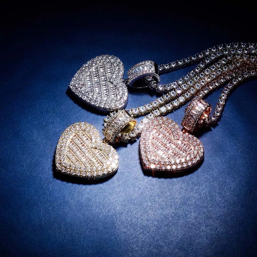 Heart on Ice Locket