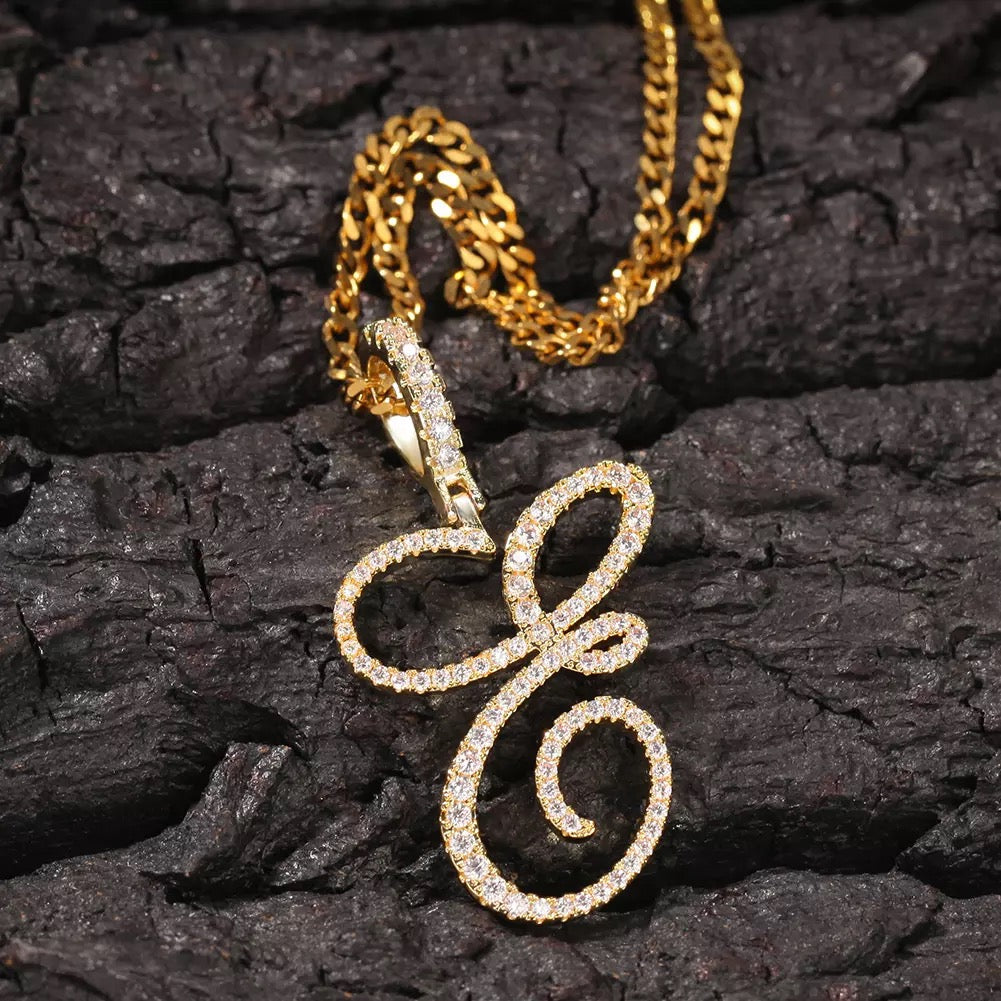 Cursive Leter pendant