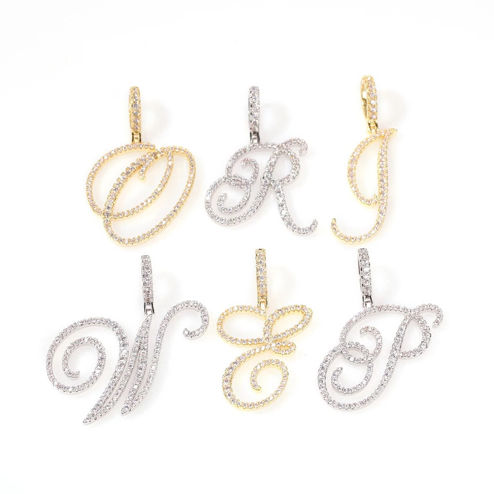 Cursive Leter pendant