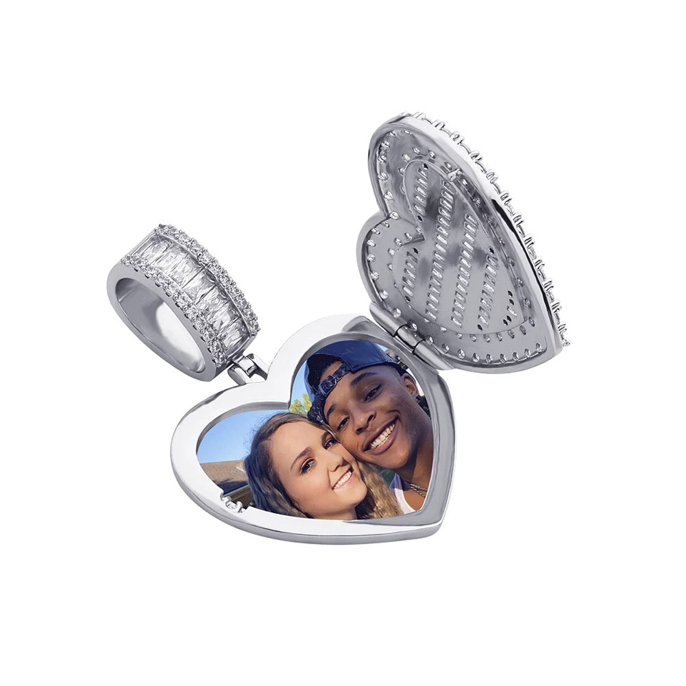 Heart on Ice Locket