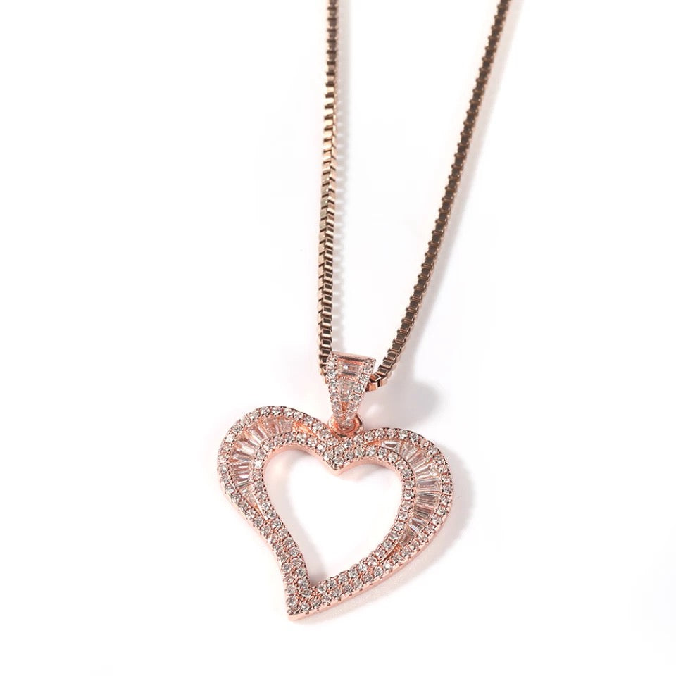 Crushed Heart Pendant