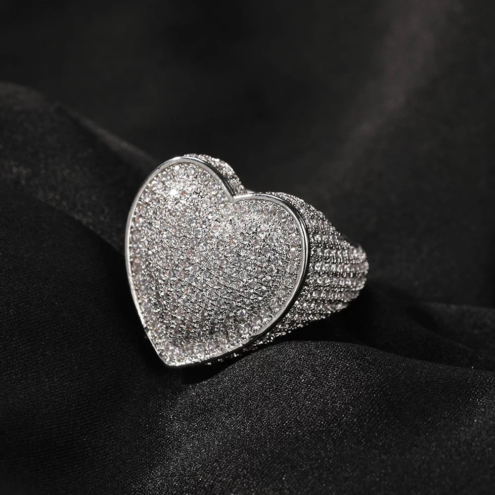 Bubble Heart Ring