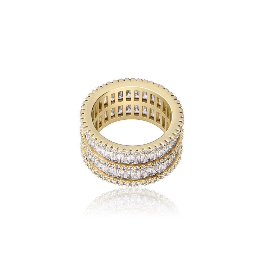 Double Royal  Baguette Ring