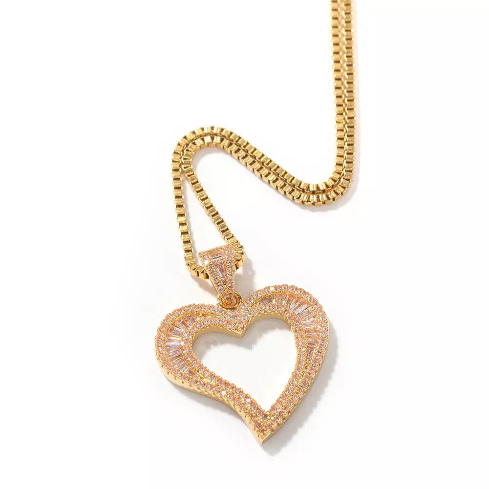 Crushed Heart Pendant