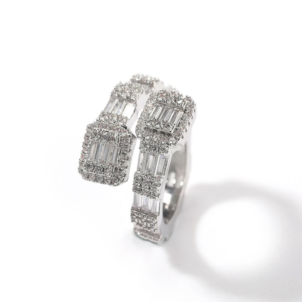 Cuff Baguette Ring