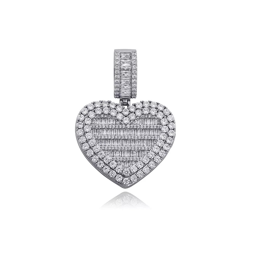 Heart on Ice Locket
