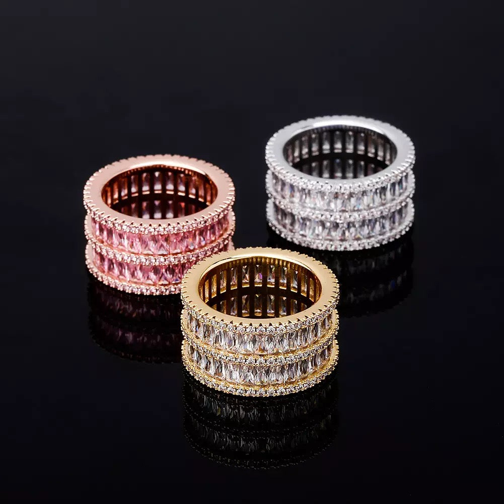 Double Royal  Baguette Ring
