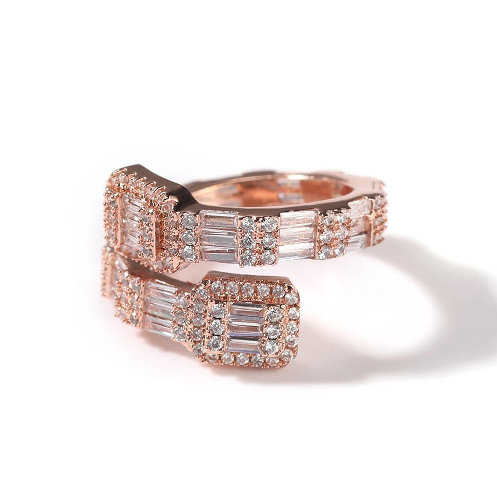 Cuff Baguette Ring