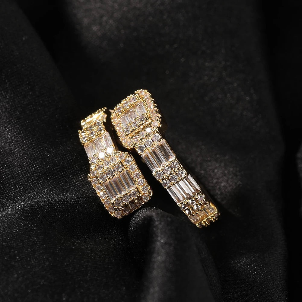 Cuff Baguette Ring