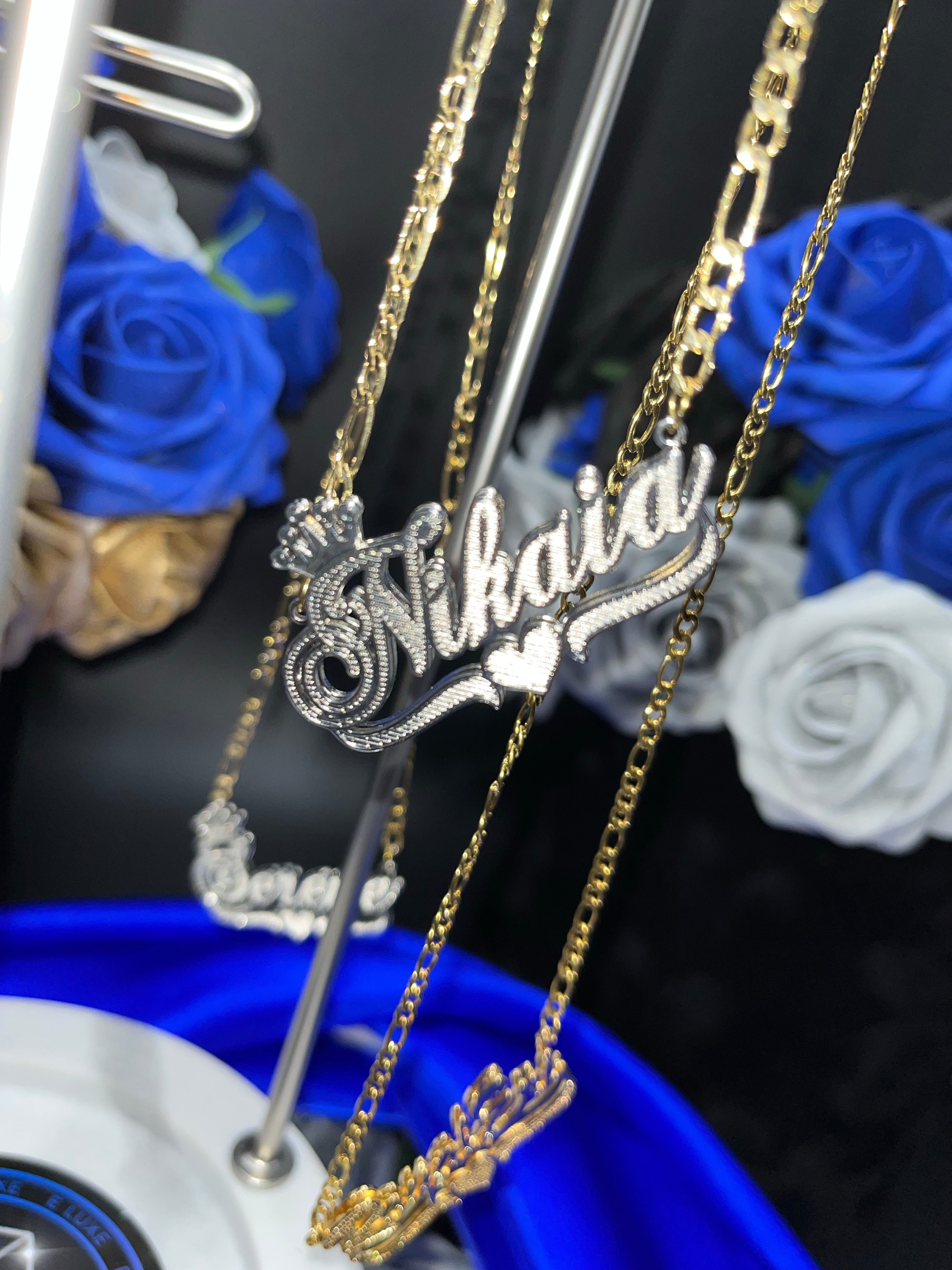 Double Plated Name Necklace