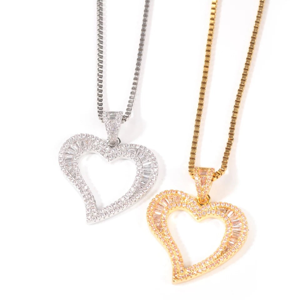 Crushed Heart Pendant