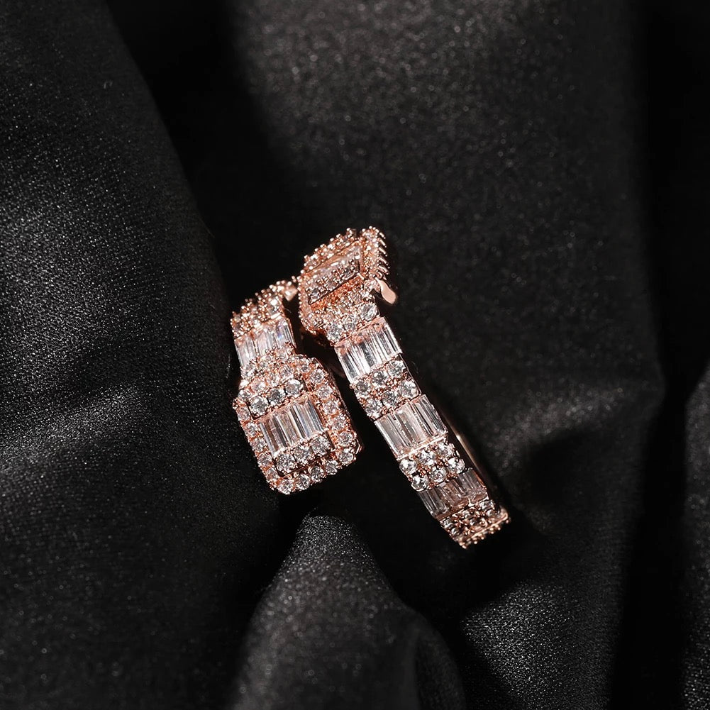 Cuff Baguette Ring