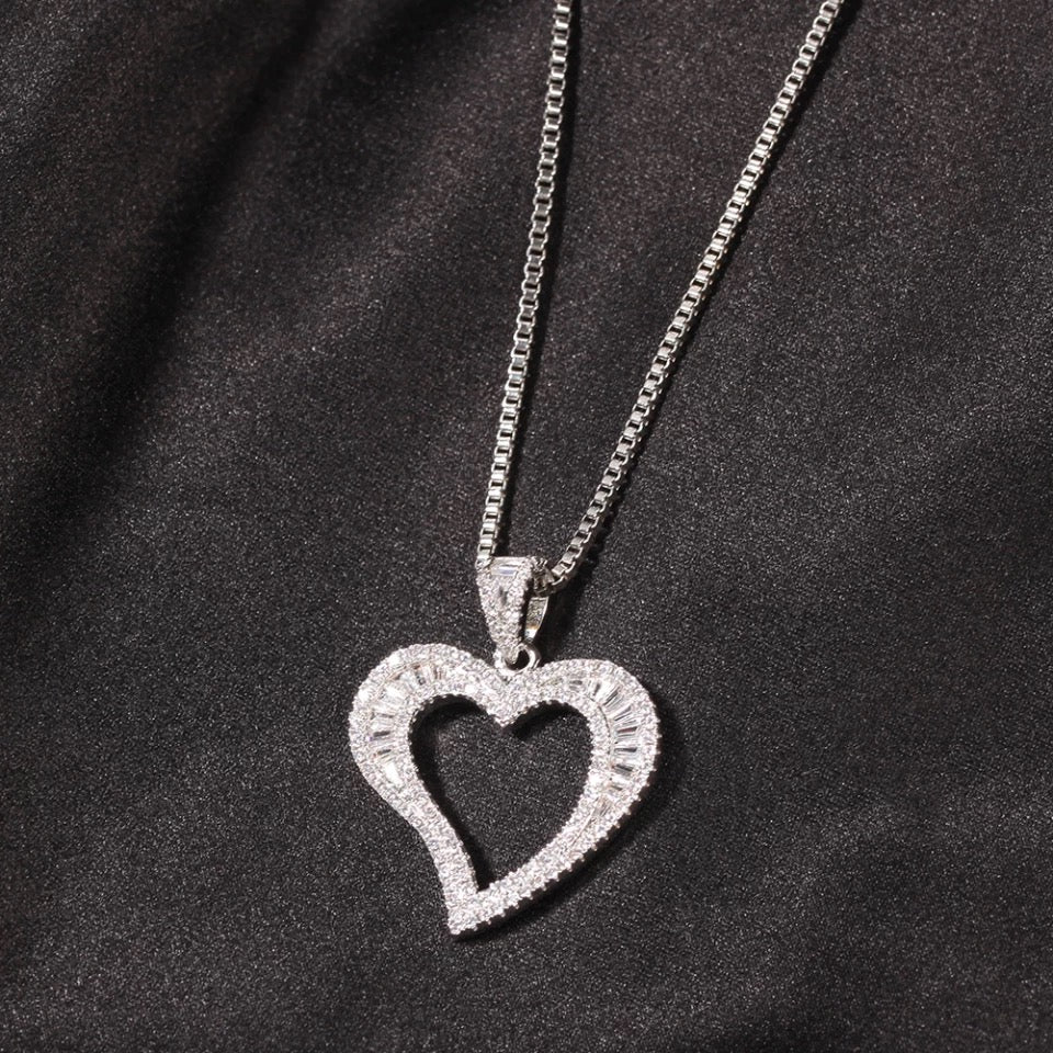Crushed Heart Pendant